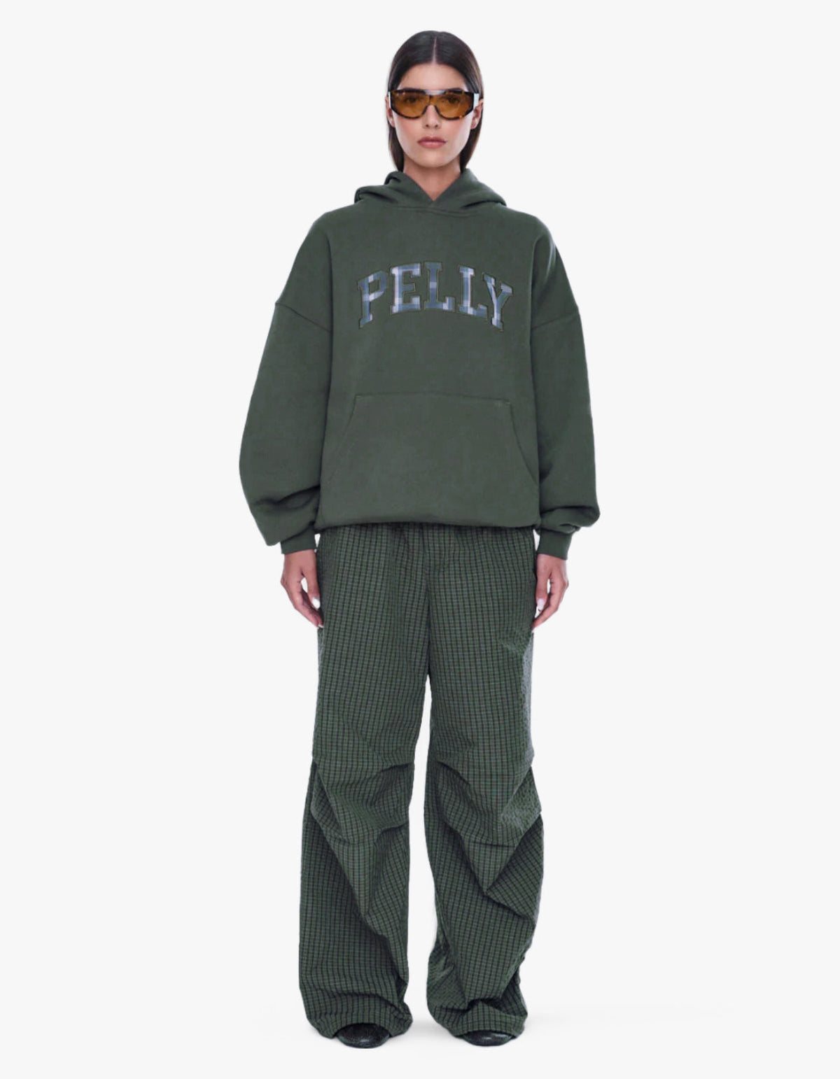 Cassie Oversized Hoodie - Washed Olive