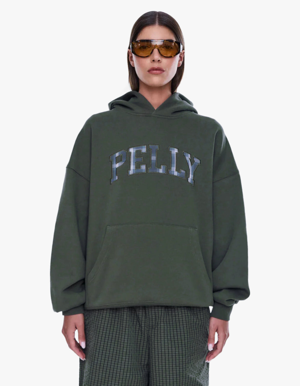 Cassie Oversized Hoodie - Washed Olive