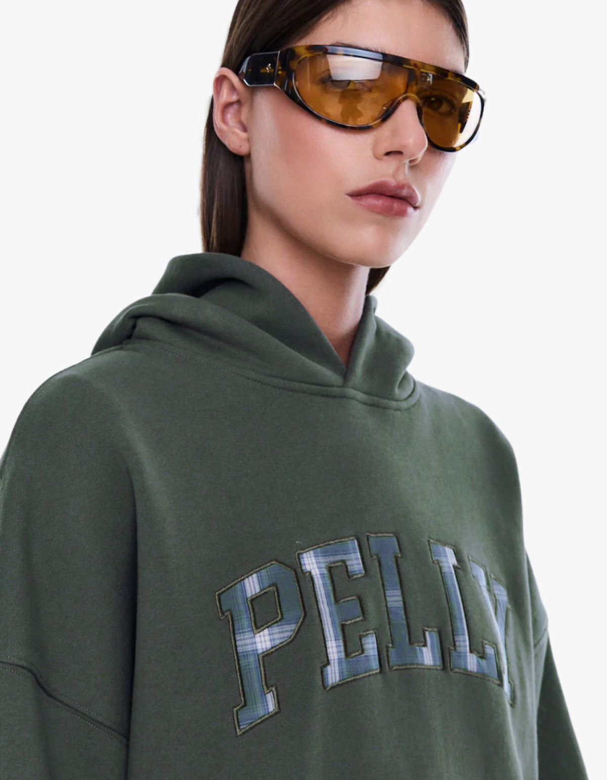 Cassie Oversized Hoodie - Washed Olive