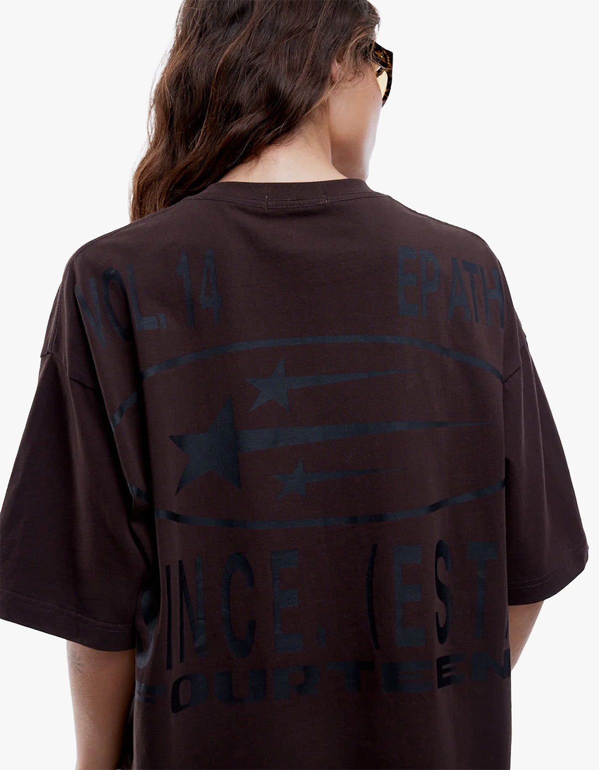 Pelly Sport Star Tee - Washed Cocoa