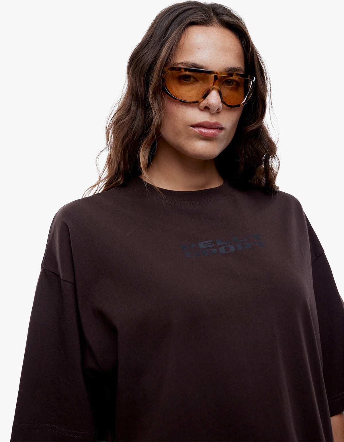 Pelly Sport Star Tee - Washed Cocoa