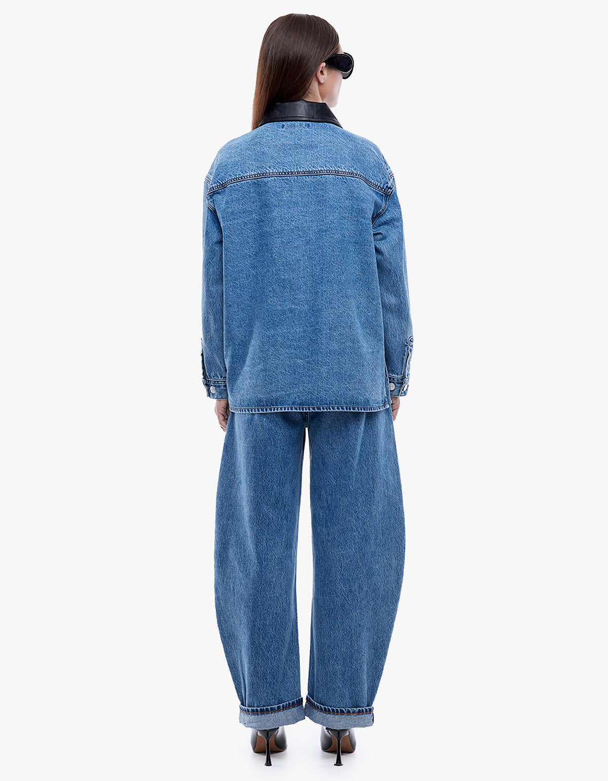 Prue Overshirt - Mid Indigo
