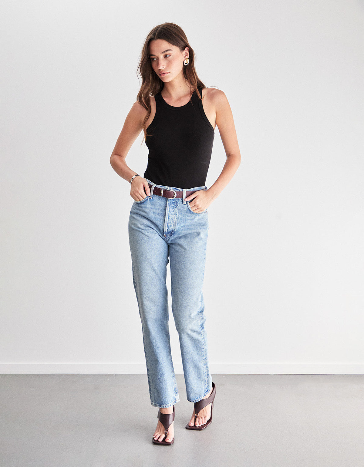 Eli Rib Tank - Black