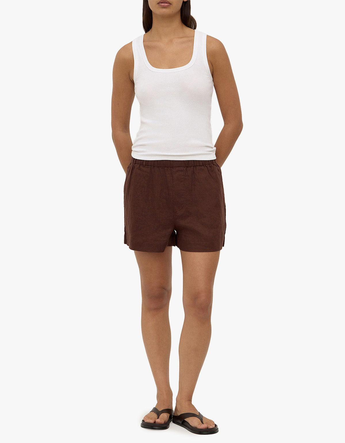 Everyday Linen Short - Espresso