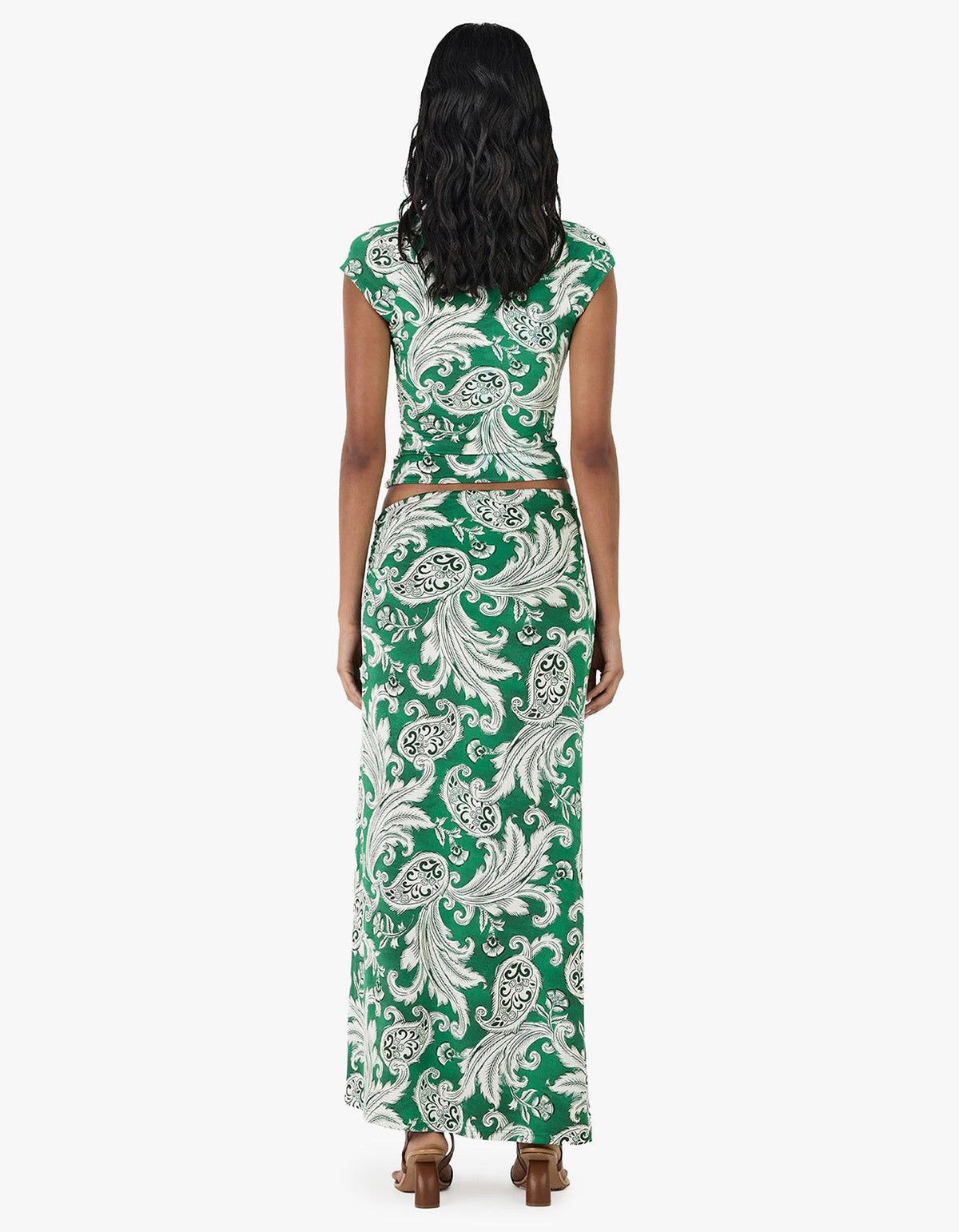 Nola Top - Royal Paisley