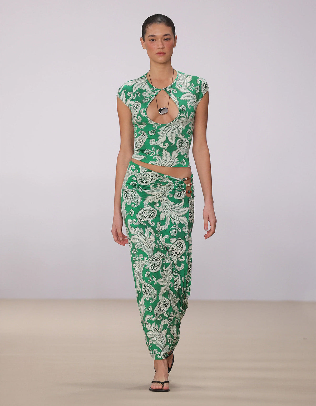 Nola Top - Royal Paisley