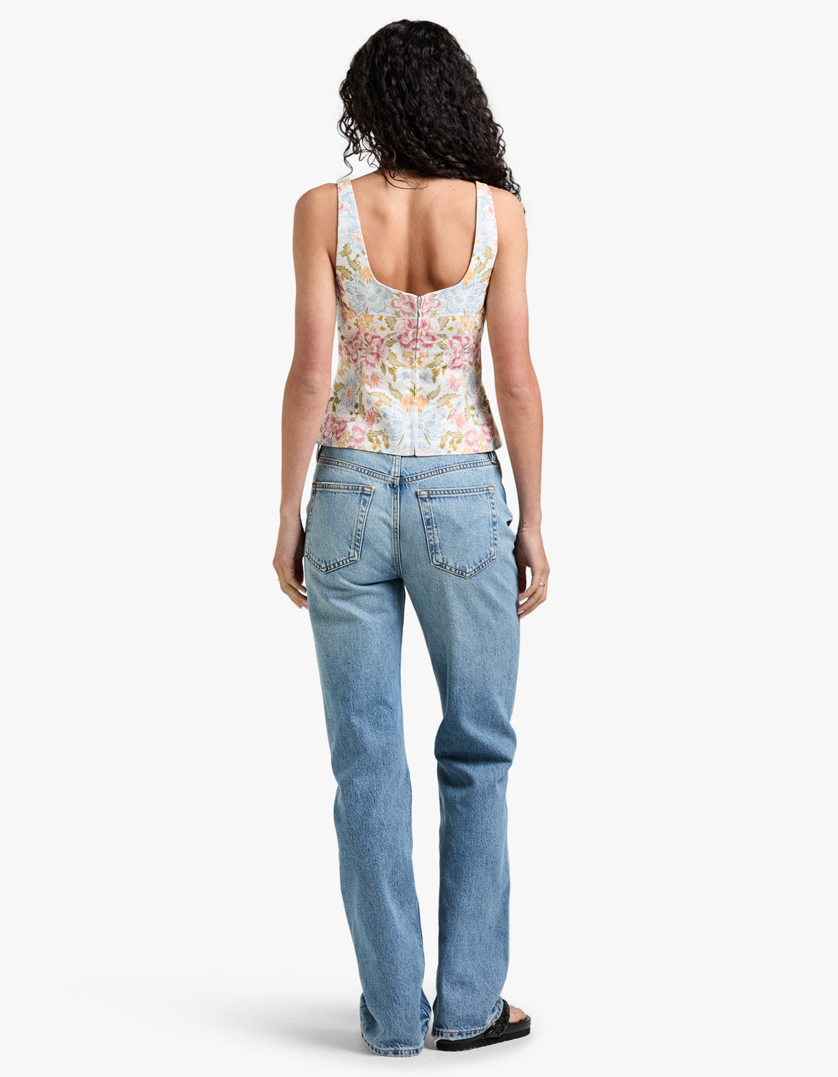 Ellie Linen Top - Vanilla Keepsake