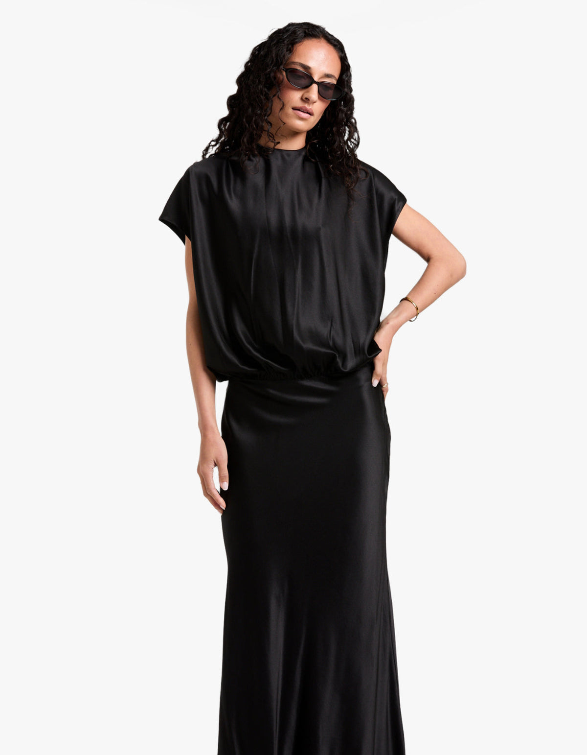 Malina Maxi Dress - Black