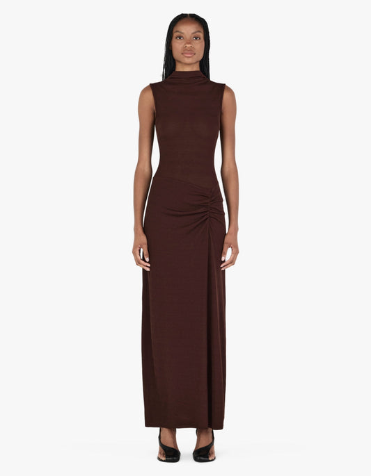 Tia Dress - Chocolate
