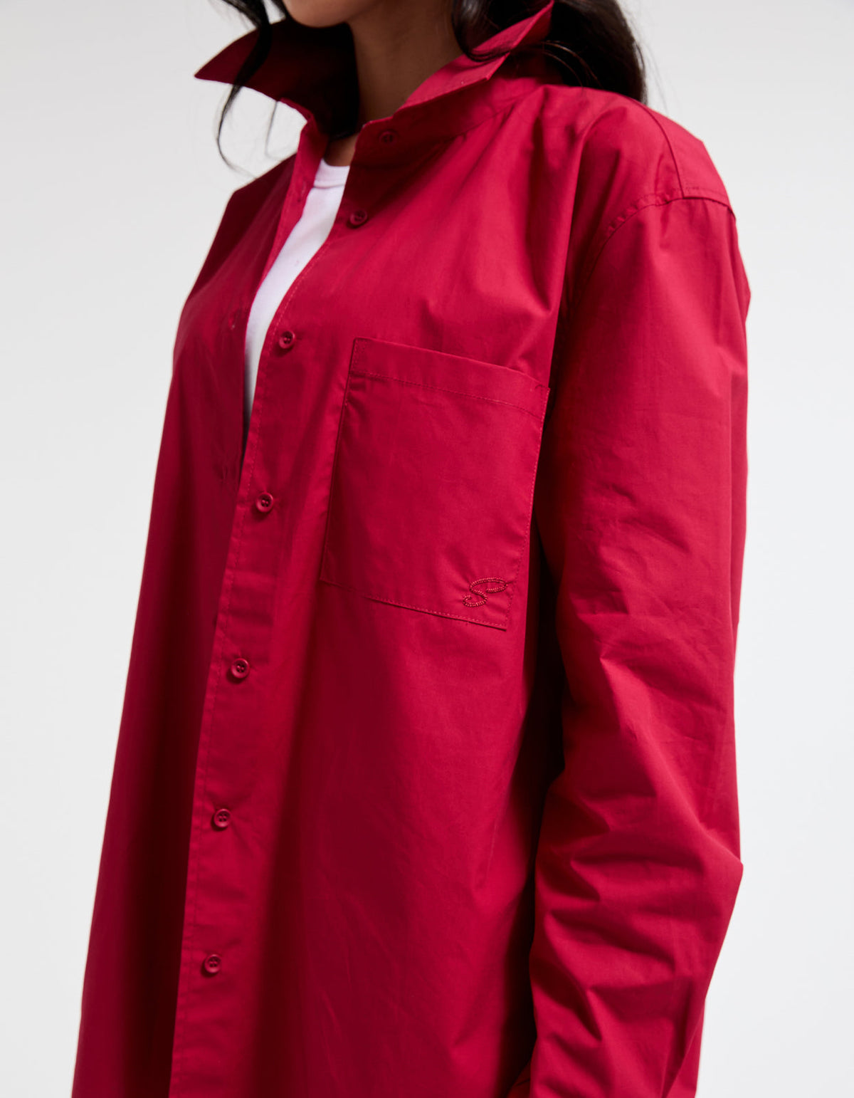 Jane Shirt - Burgundy