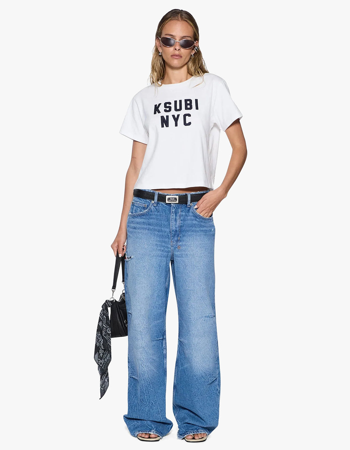 Nyc Shrunken S/S Tee - White