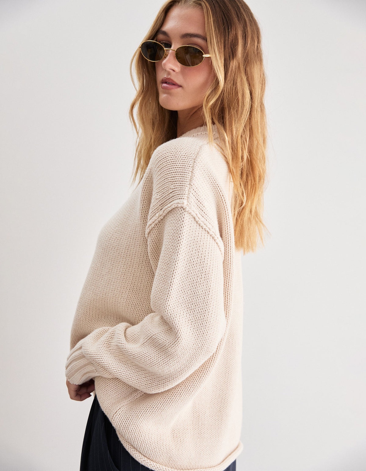 Kai Knit Crew - Cream