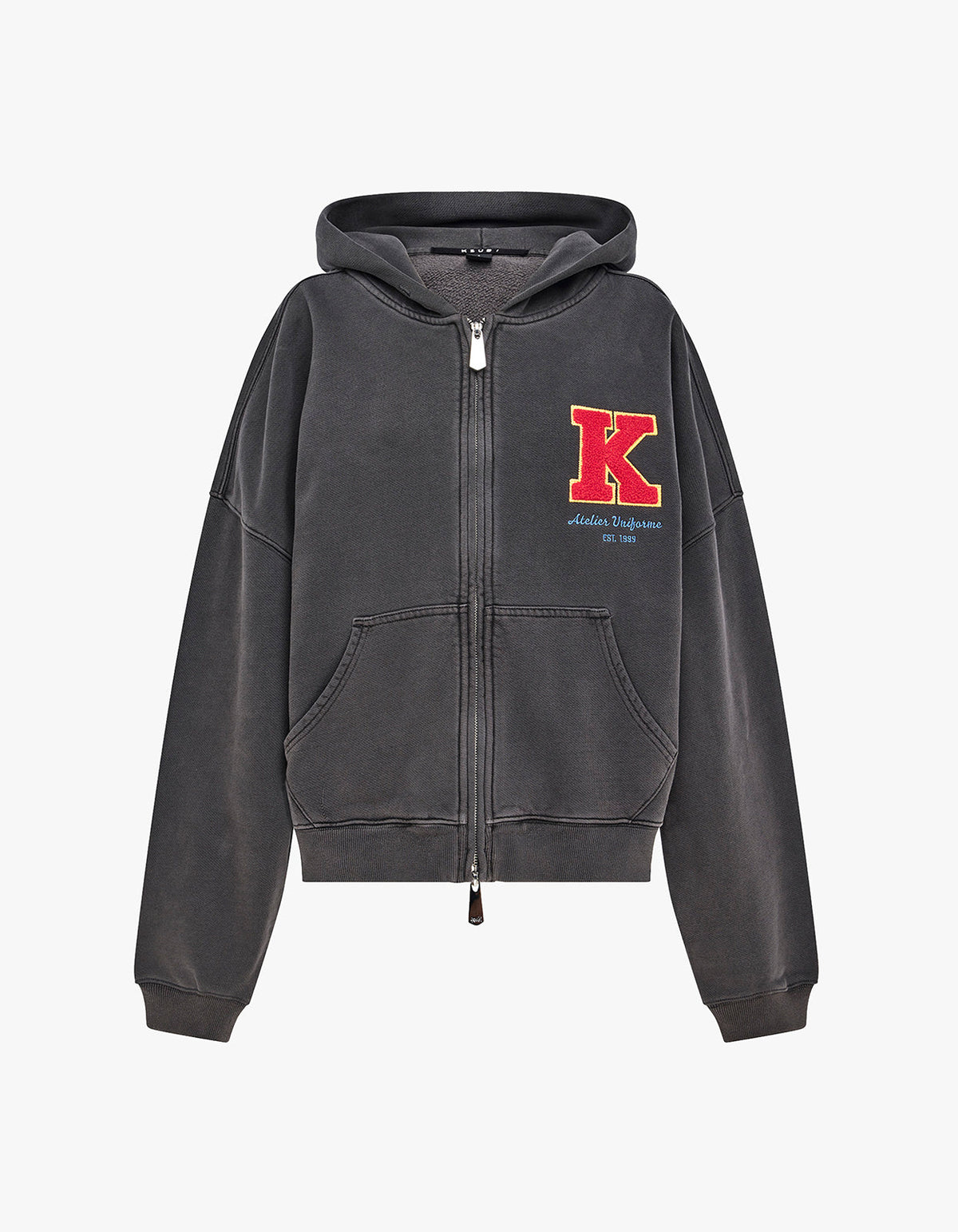 Campus Hoodie Washed Black - Washed Black