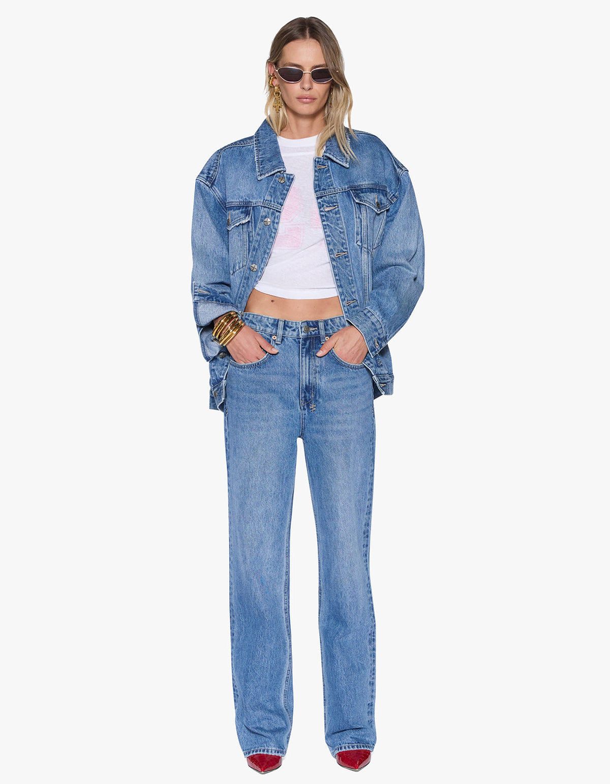 Icon Jean Frenchie Blue - Blue