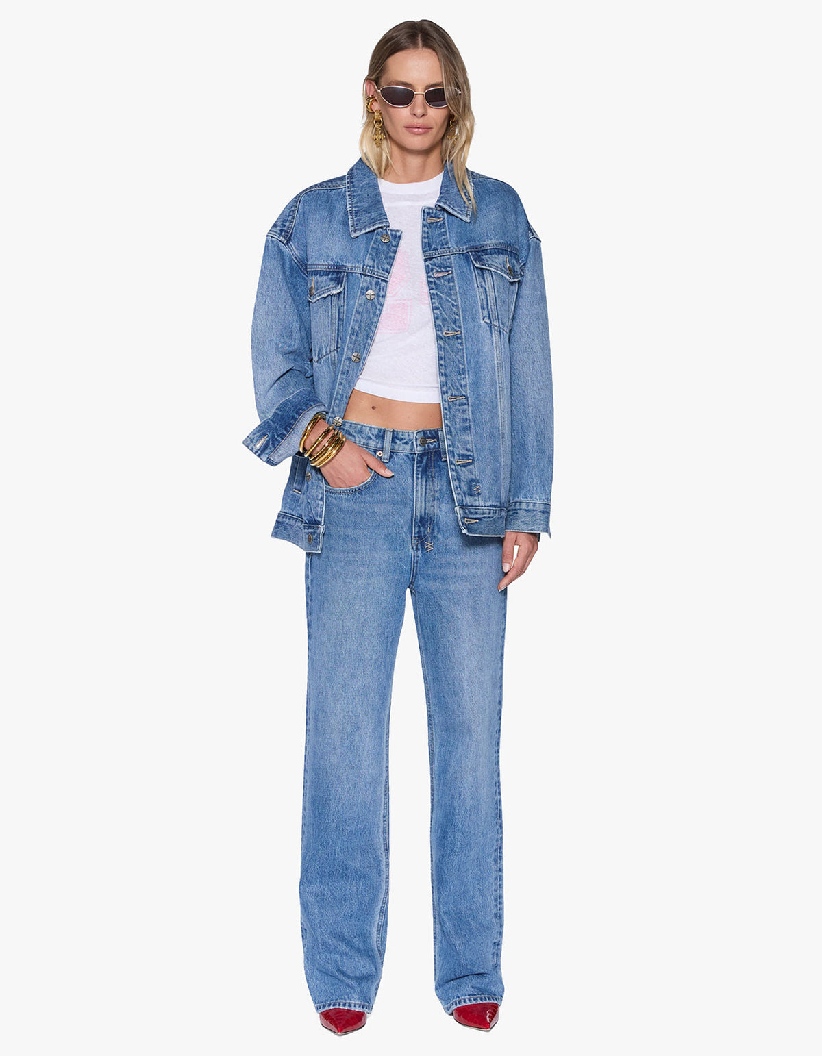 Ksuper Trucker Frenchie Blue - Blue