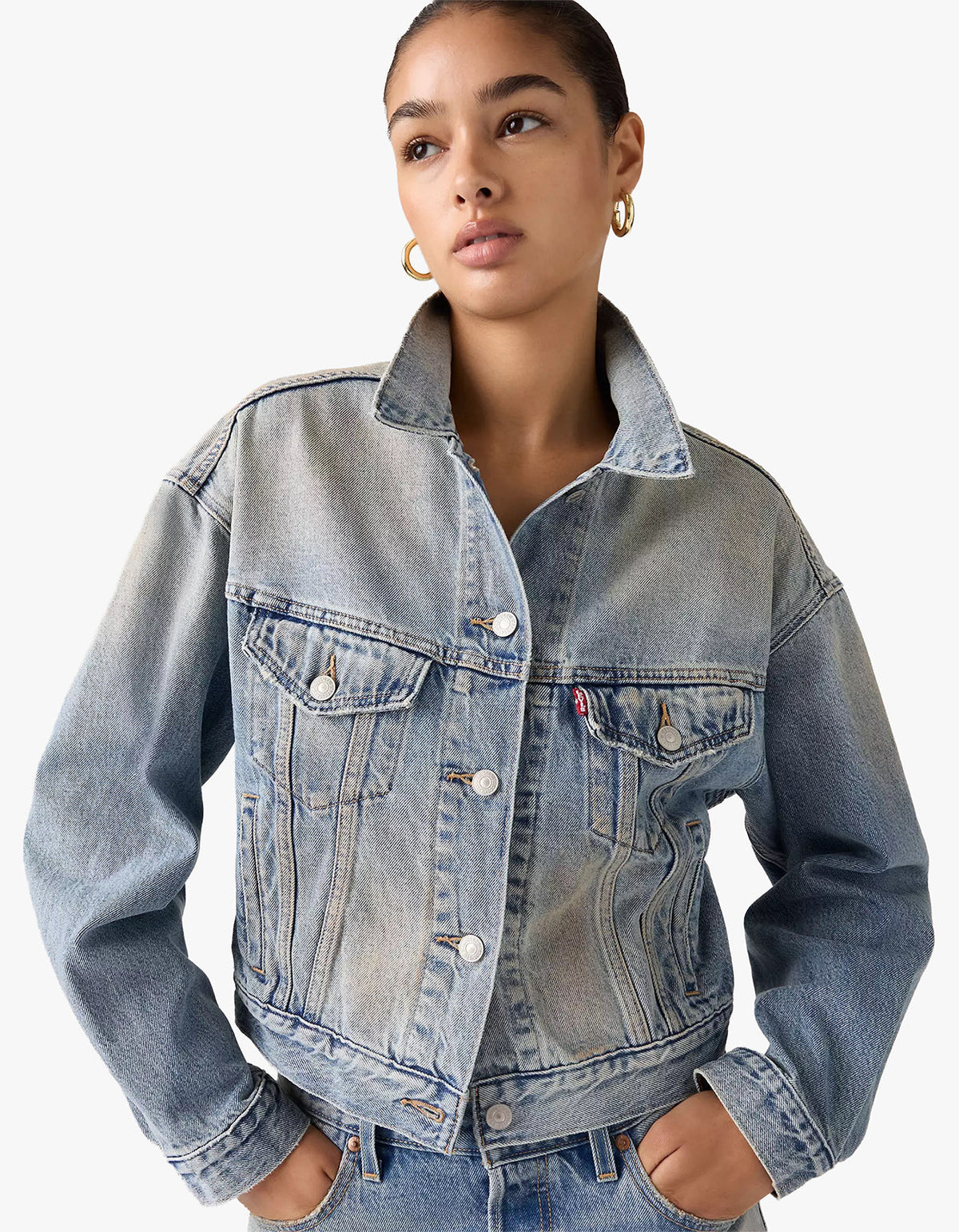 Cropped '90s Trucker Jacket - Off Roading