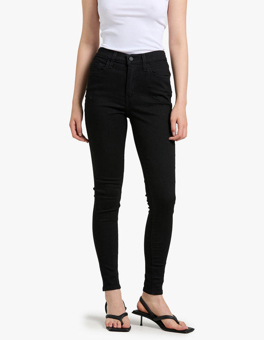 720 Hi Rise Super Skinny - Black Squared