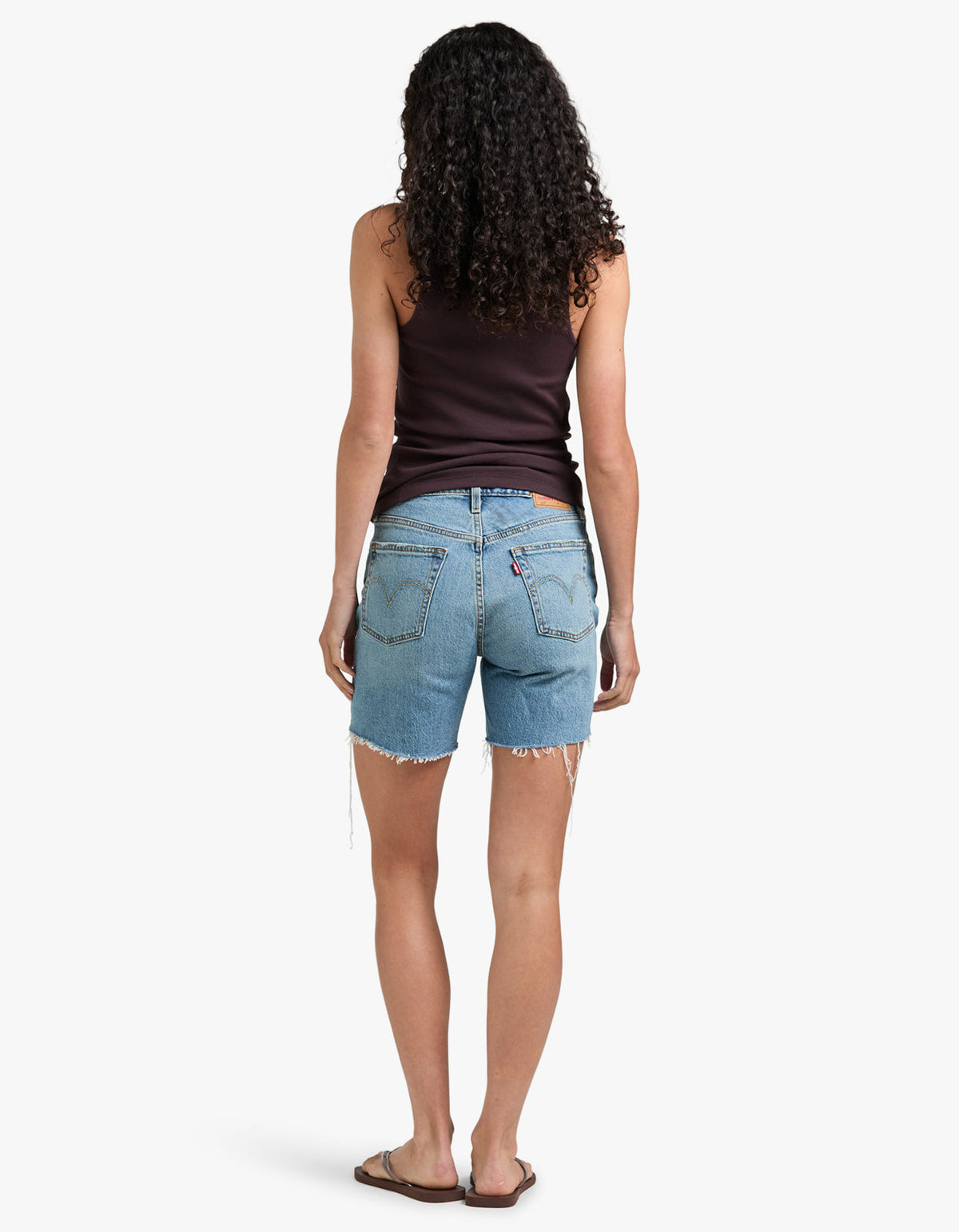 501 Mid Thigh Short - Ticked And Untied