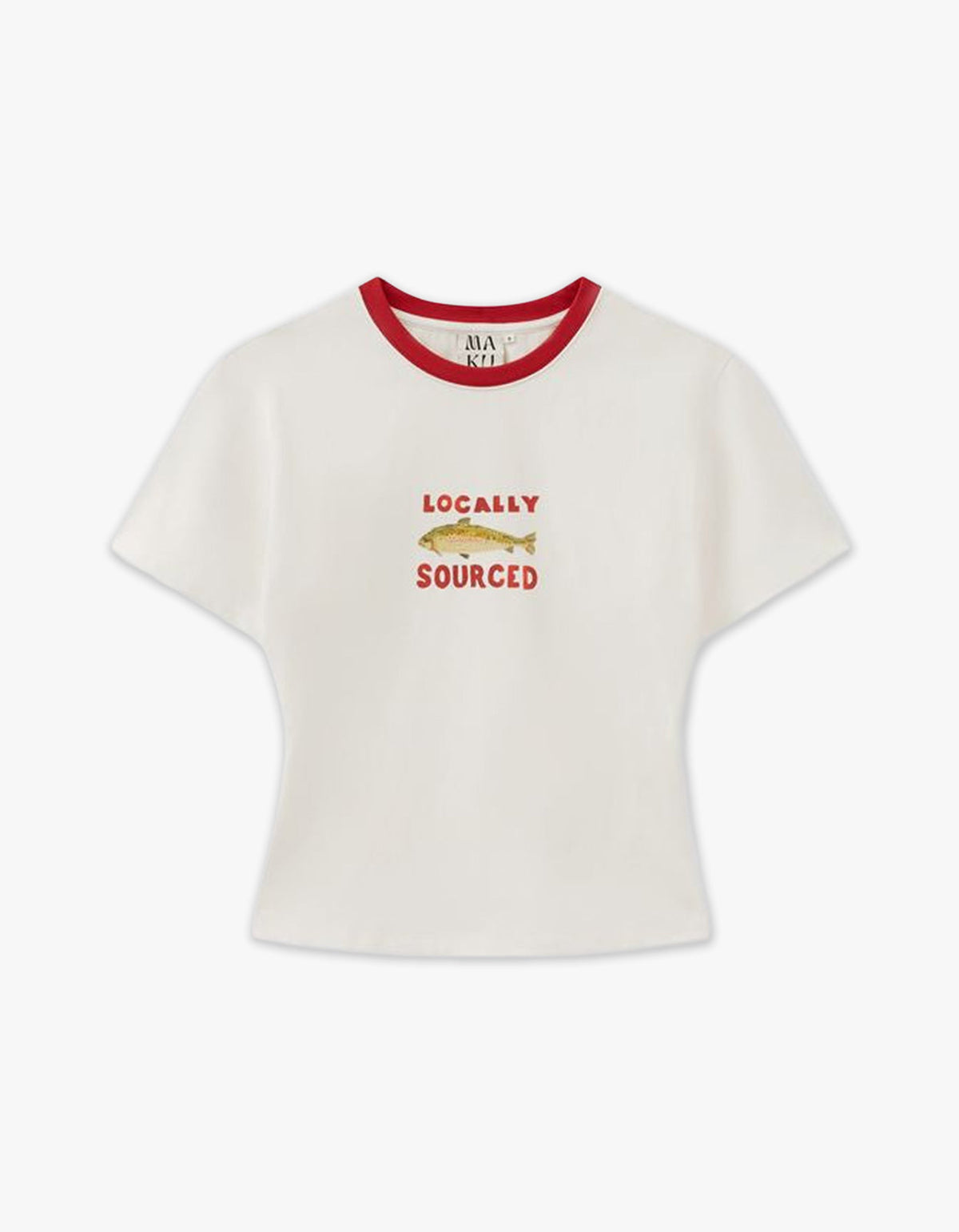 Locally Sourced Fitted Tee - Off White