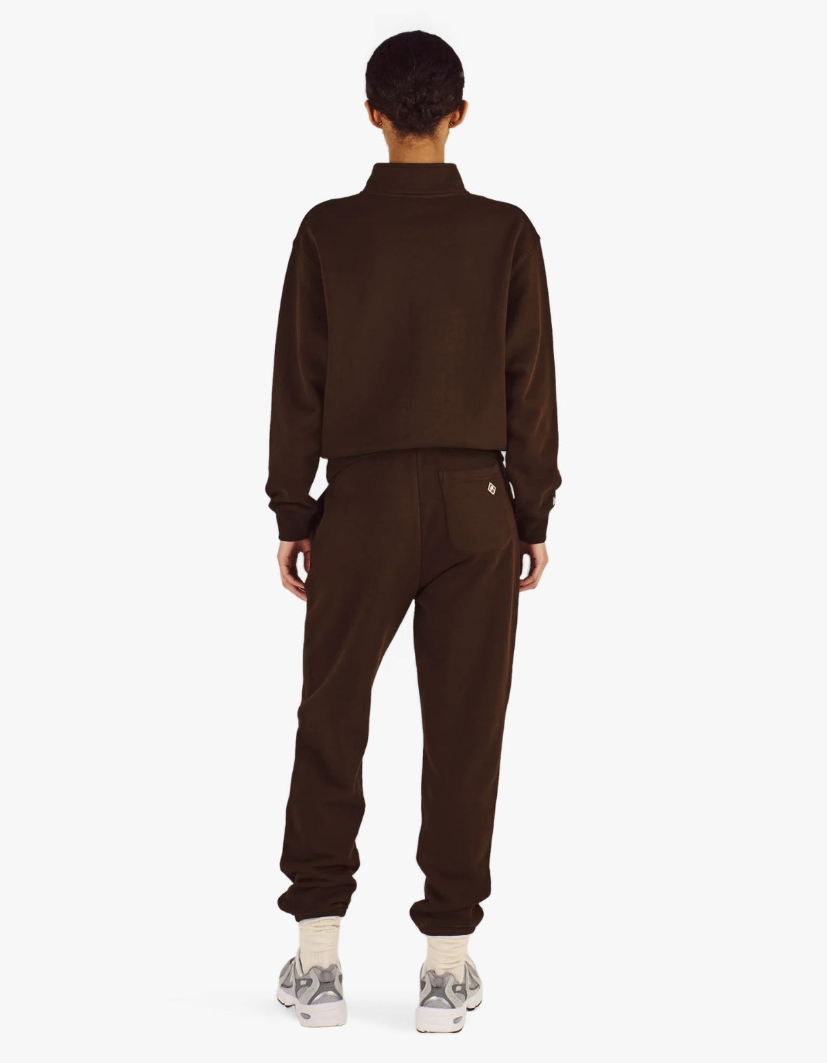 Delilah Diamond Sweatshirt - Brown