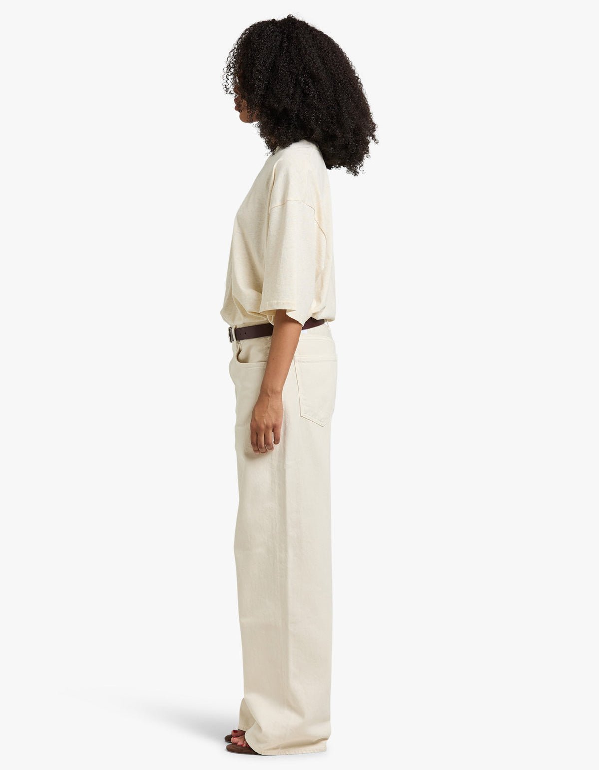 Austin Tee - Oat Marle