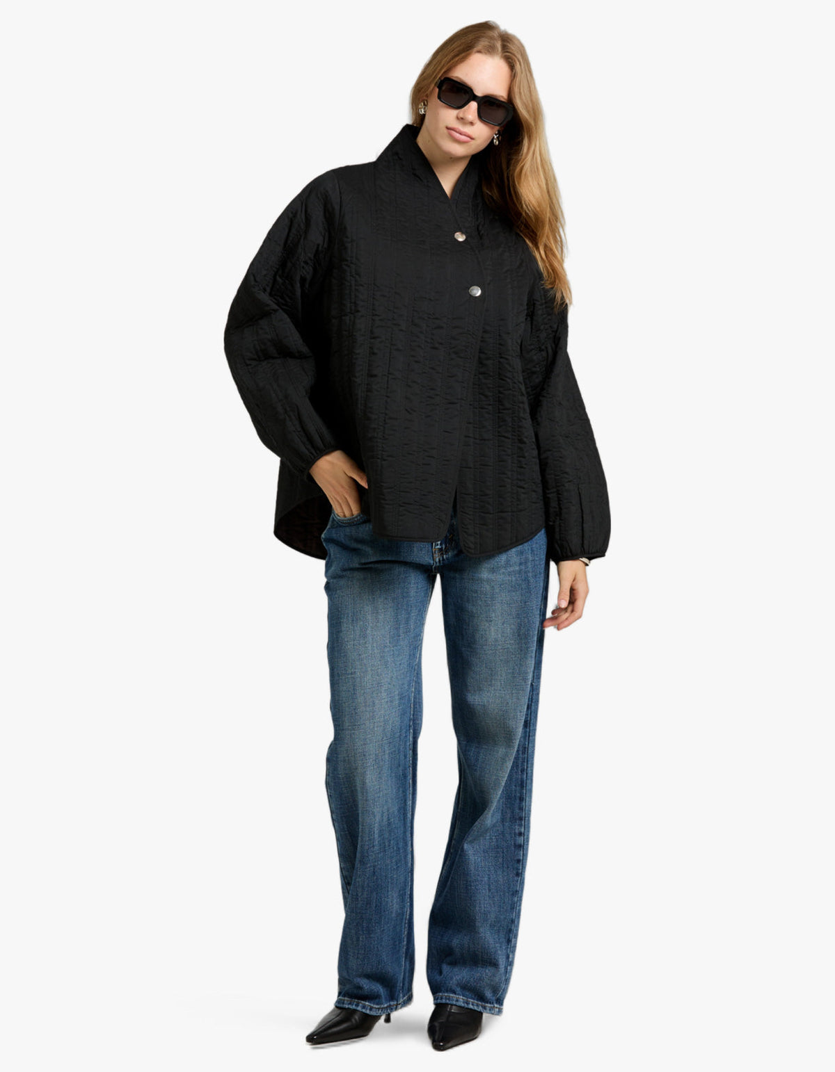 Agnes Jacket - Black/Tapenade