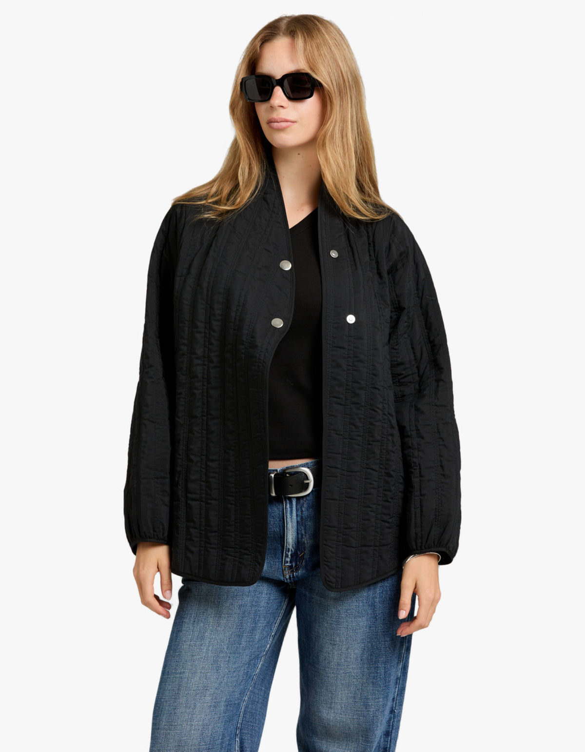 Agnes Jacket - Black/Tapenade