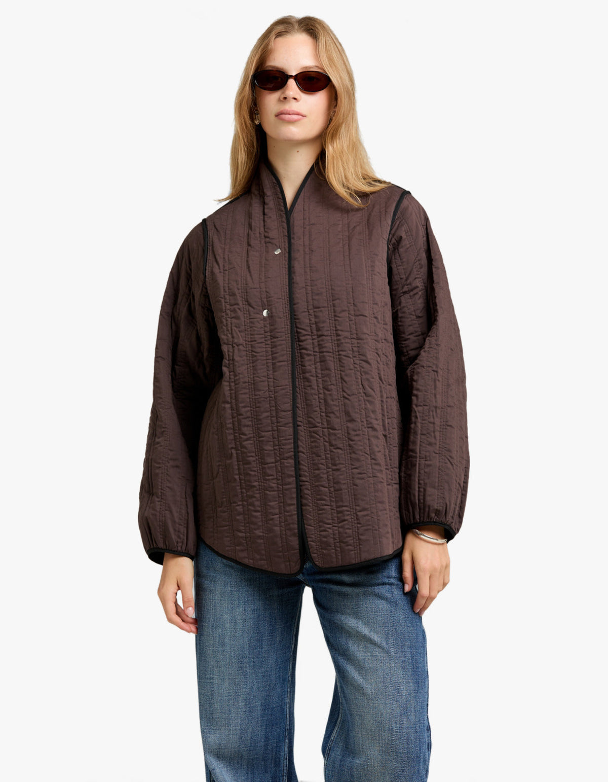 Agnes Jacket - Black/Tapenade