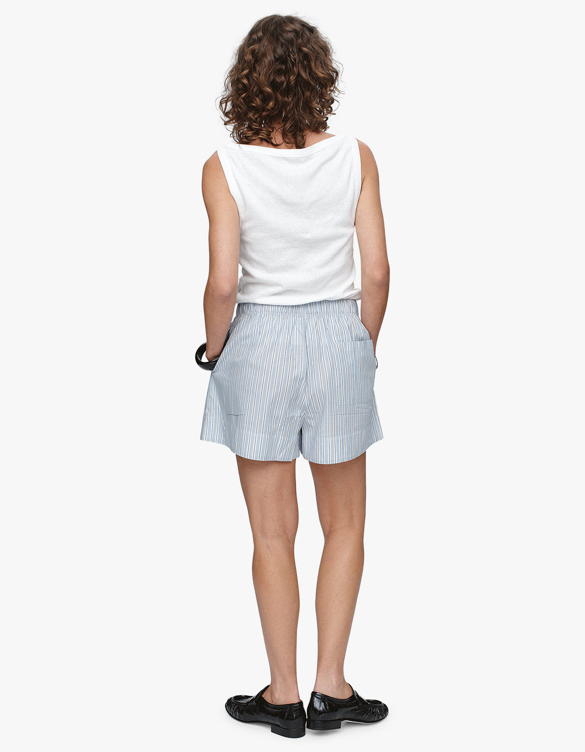Alisa Short - Bleu Stripe