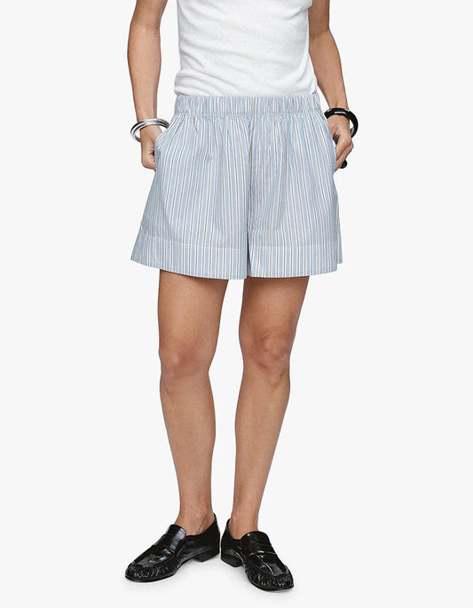 Alisa Short - Bleu Stripe
