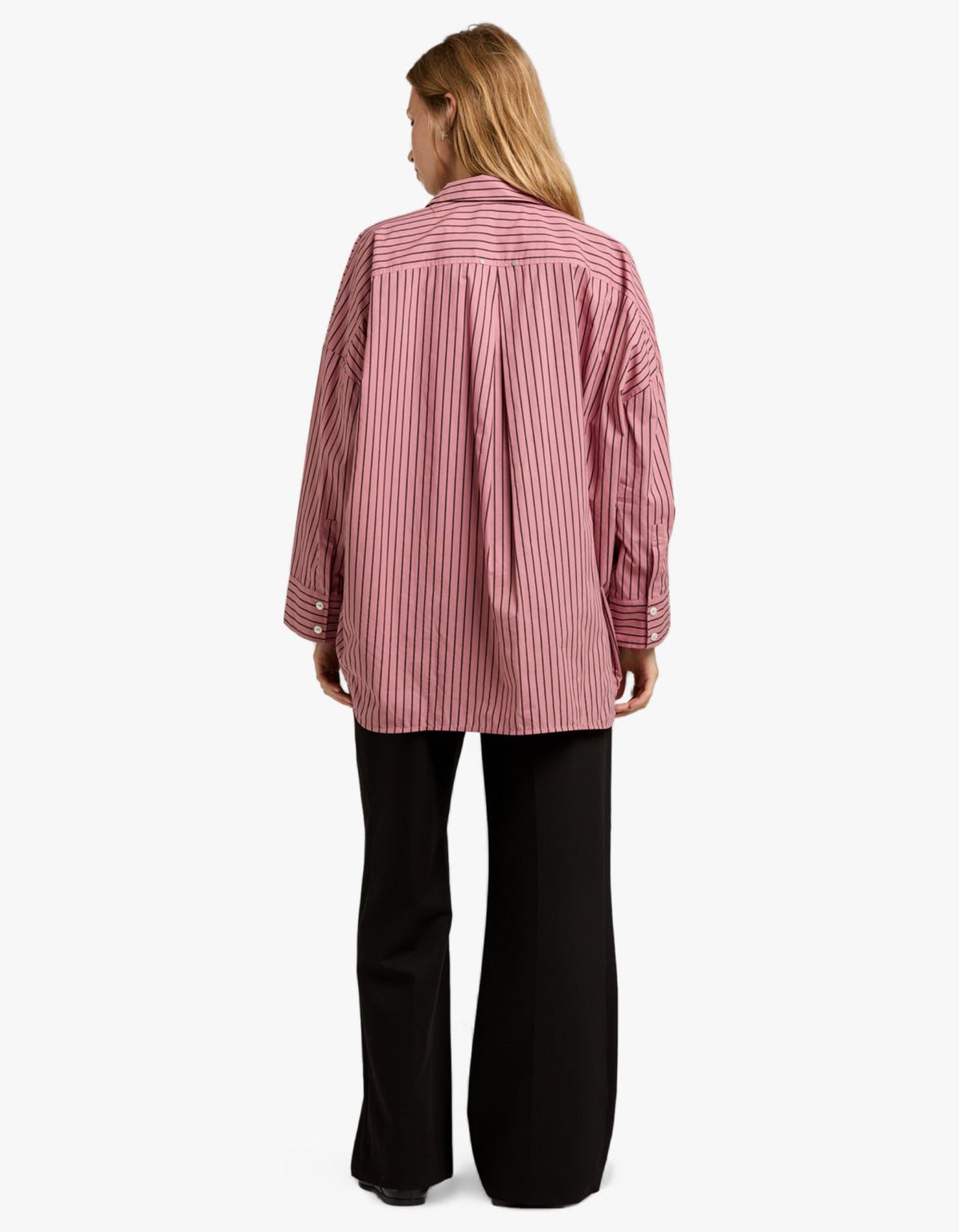Edie Shirt - Rosewood Stripe