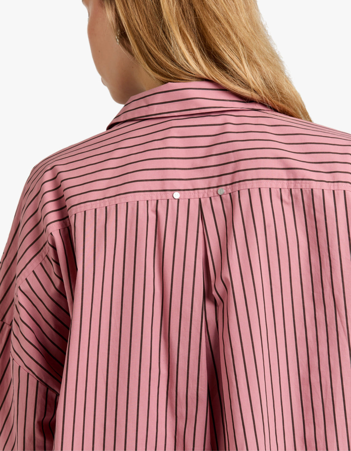 Edie Shirt - Rosewood Stripe