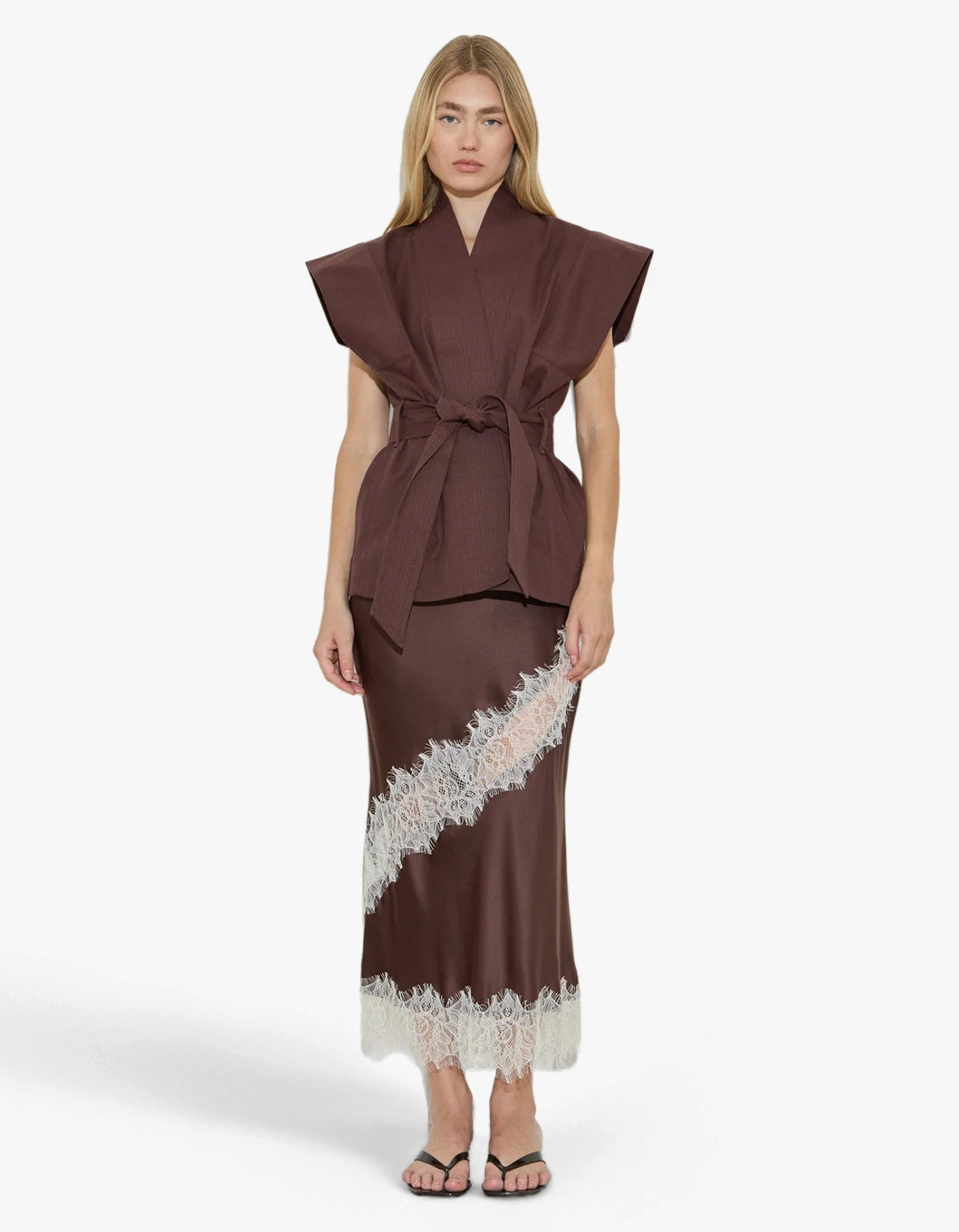 Kimono Top - Chocolate
