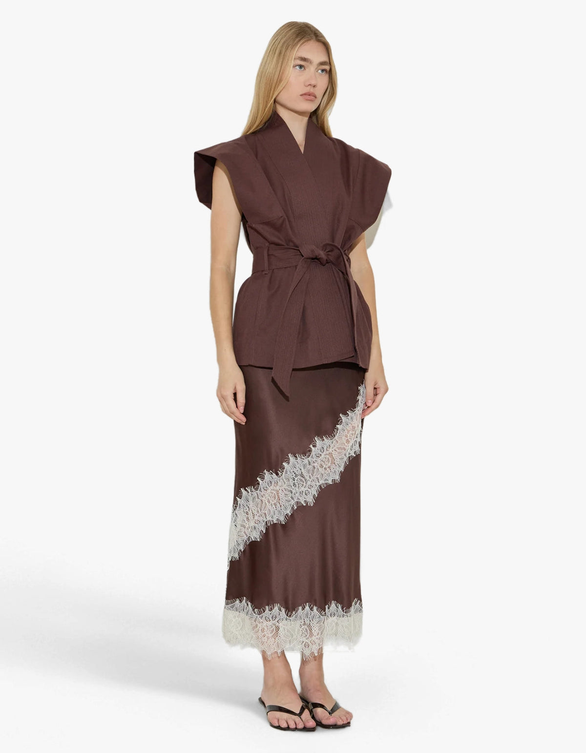 Kimono Top - Chocolate