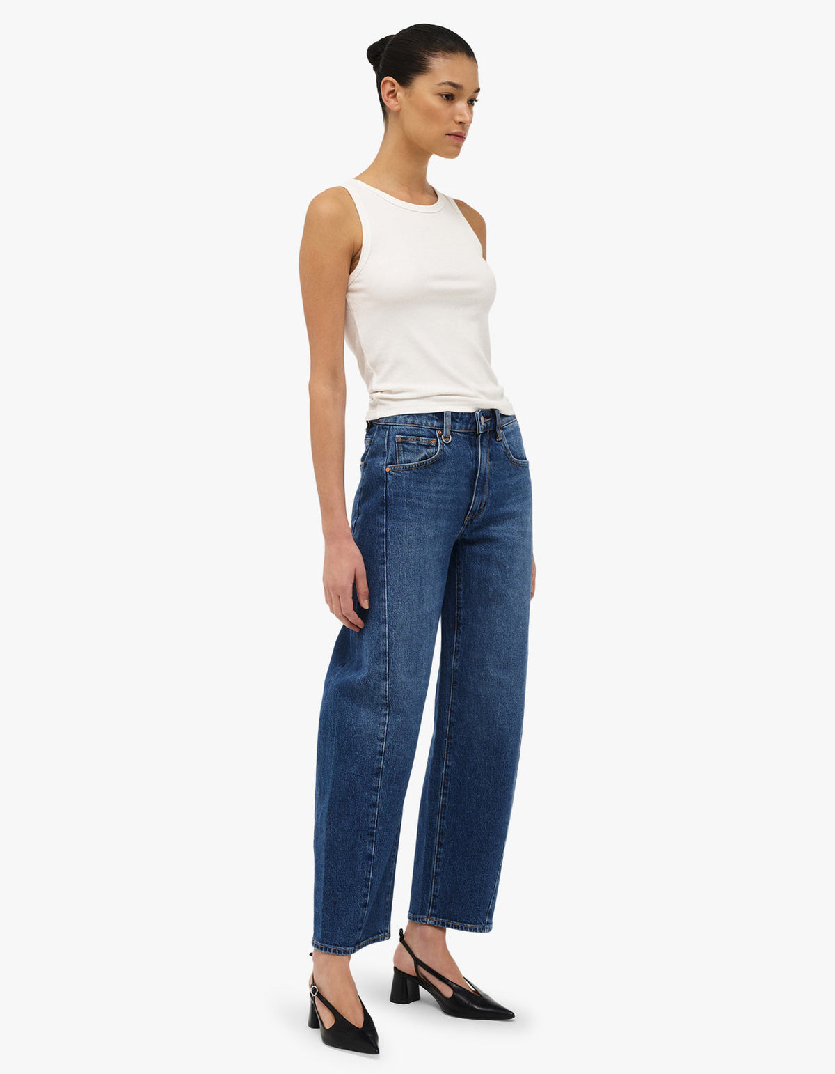 Amber Barrel Jean- Iris