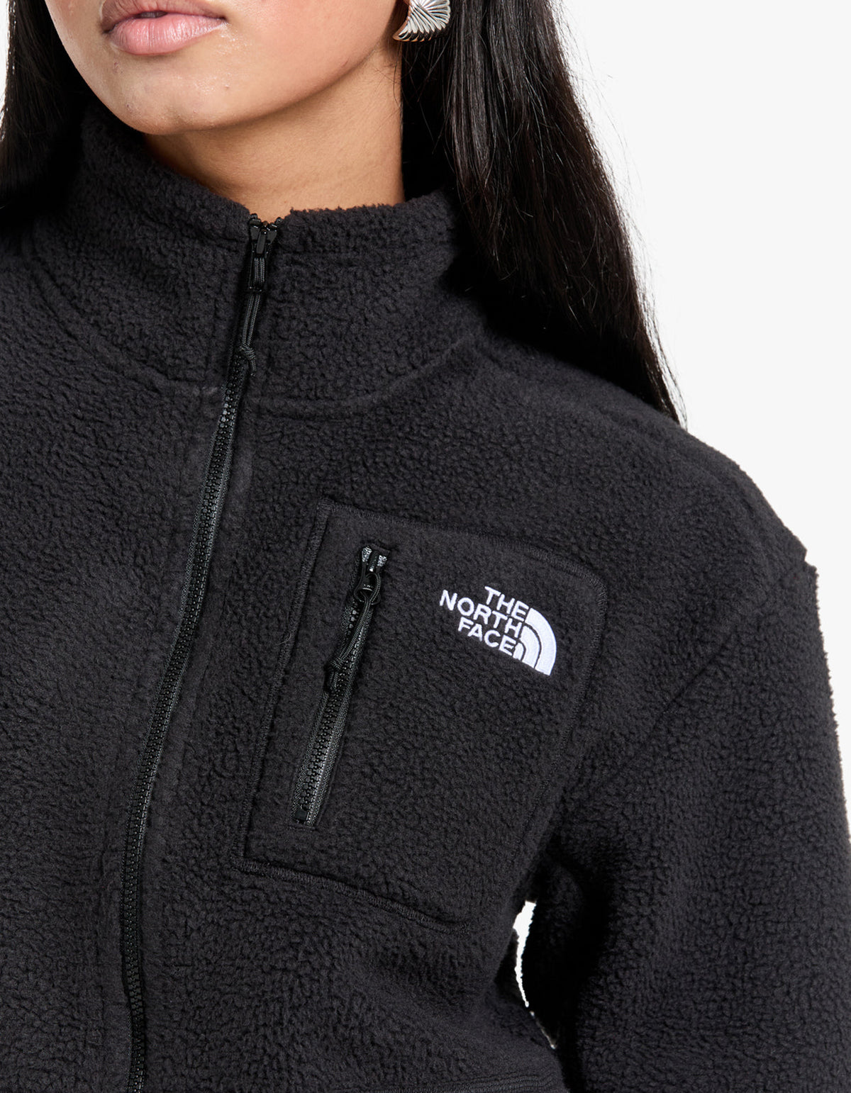Womens Yumiori Full Zip Fleece - Black