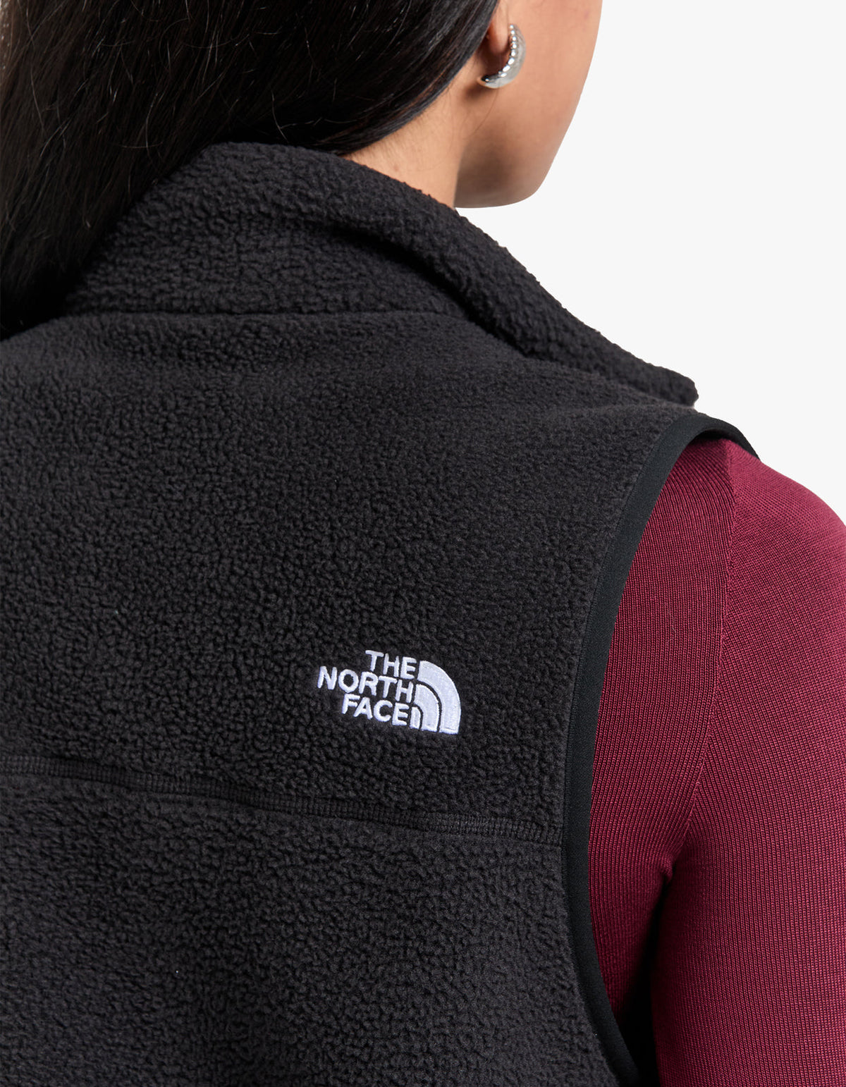 Womens Yumiori Fleece Vest - Black