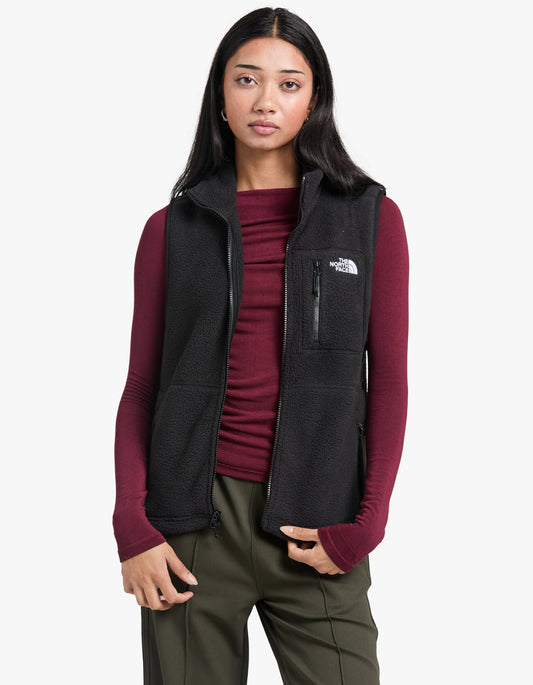Womens Yumiori Fleece Vest - Black