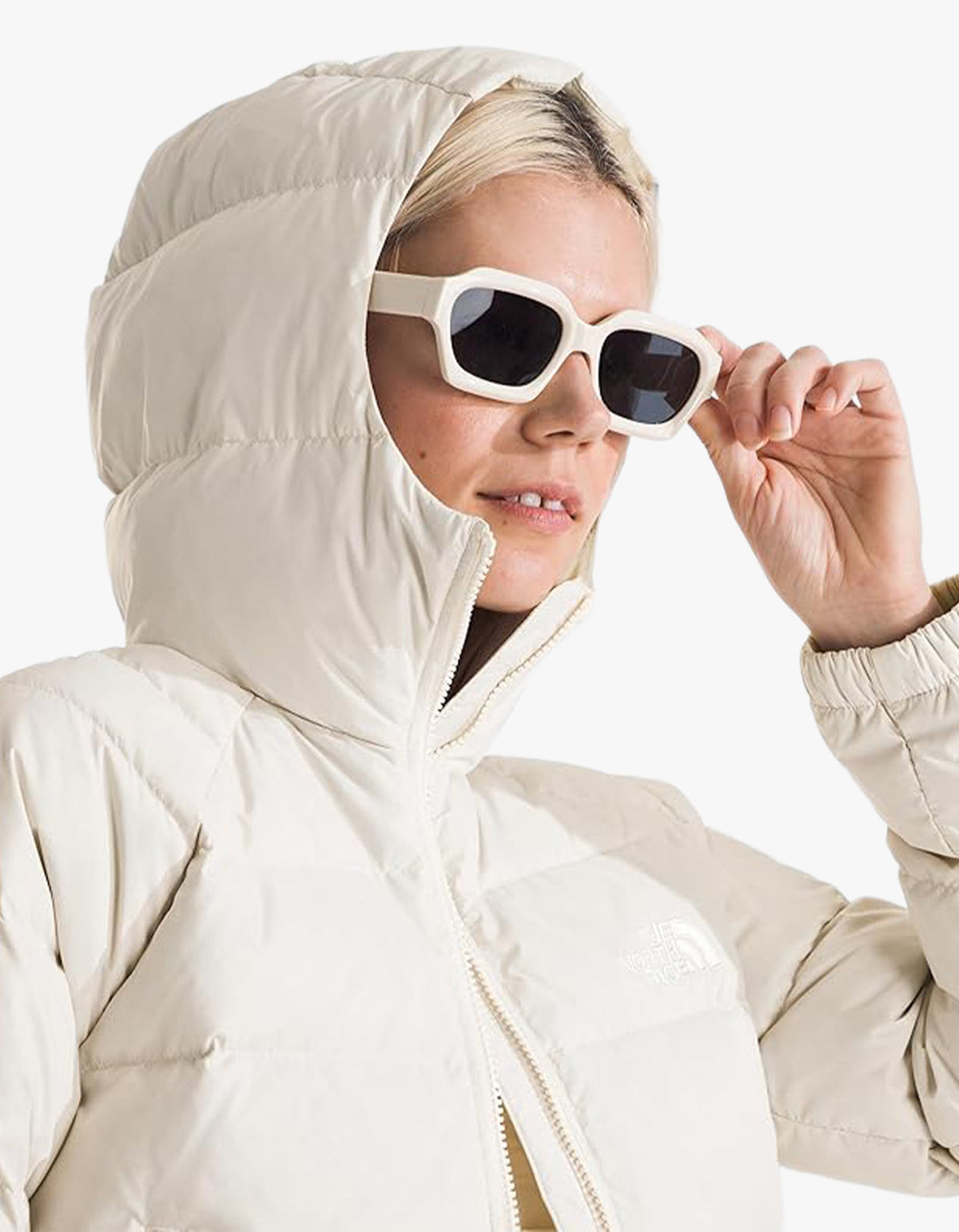 Women'S Hydrenalite Down Hoodie - White Dune