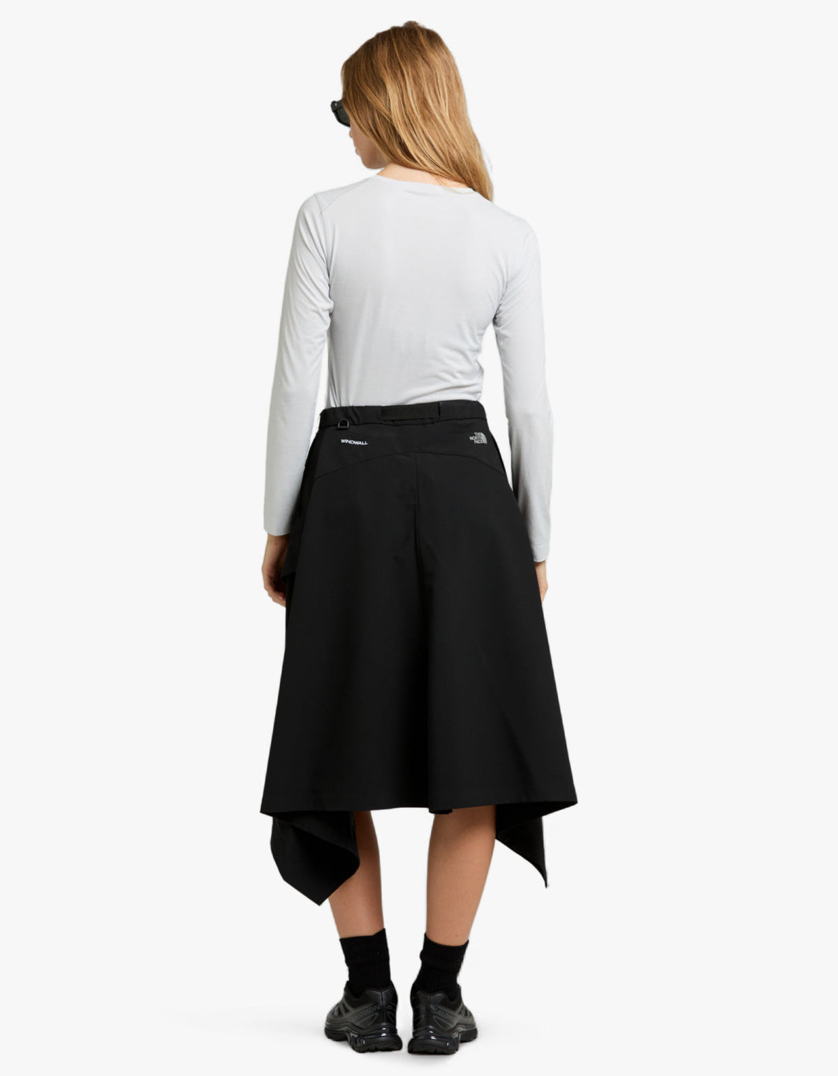 W Drapey Tech Skirt - AP TNF Black