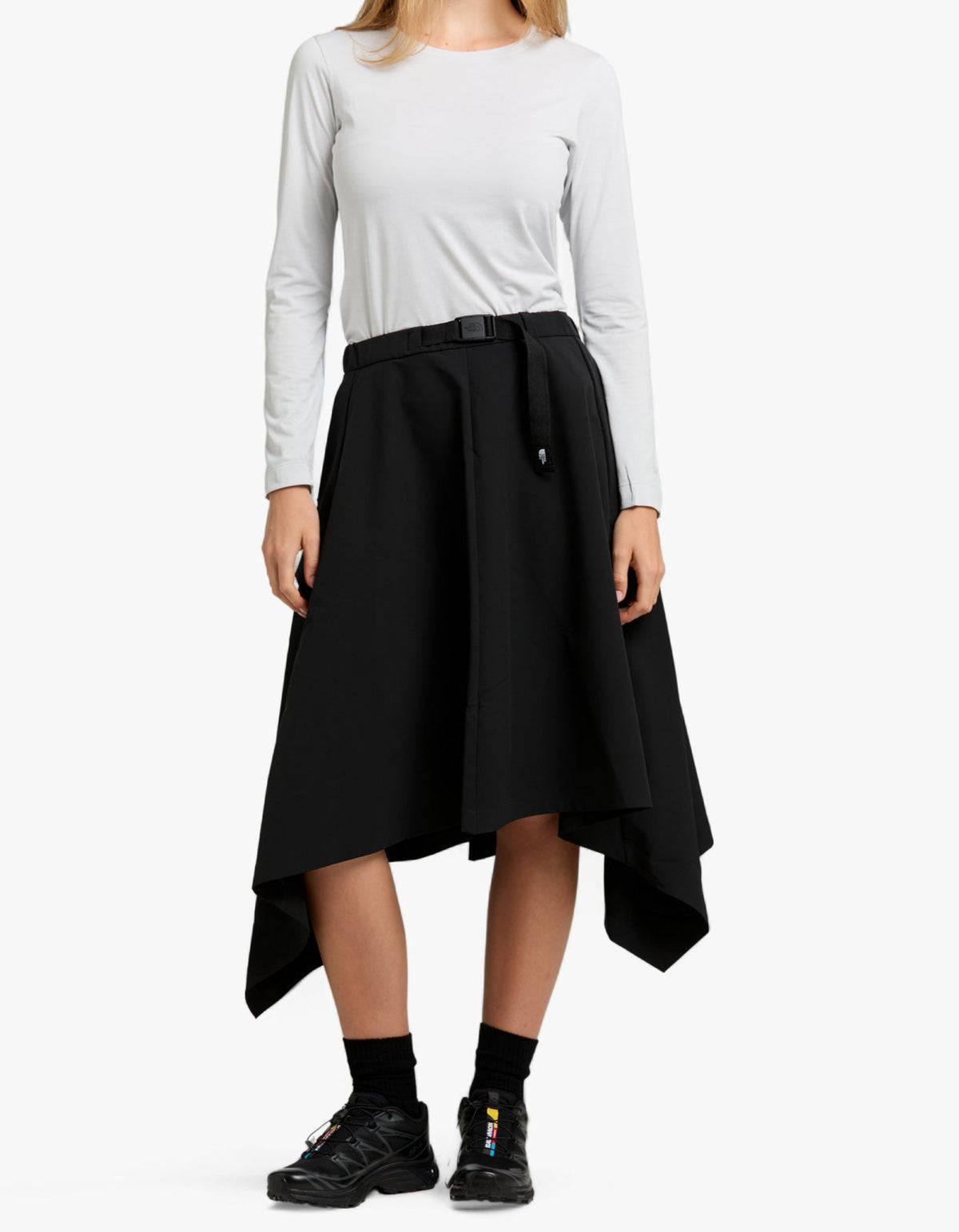 W Drapey Tech Skirt - AP TNF Black