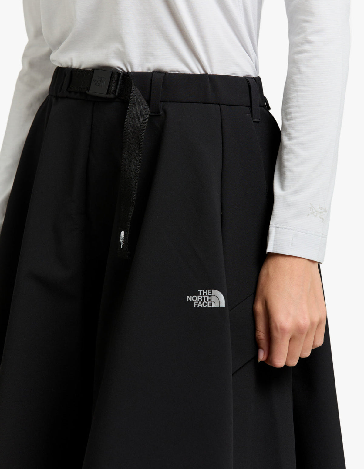 W Drapey Tech Skirt - AP TNF Black