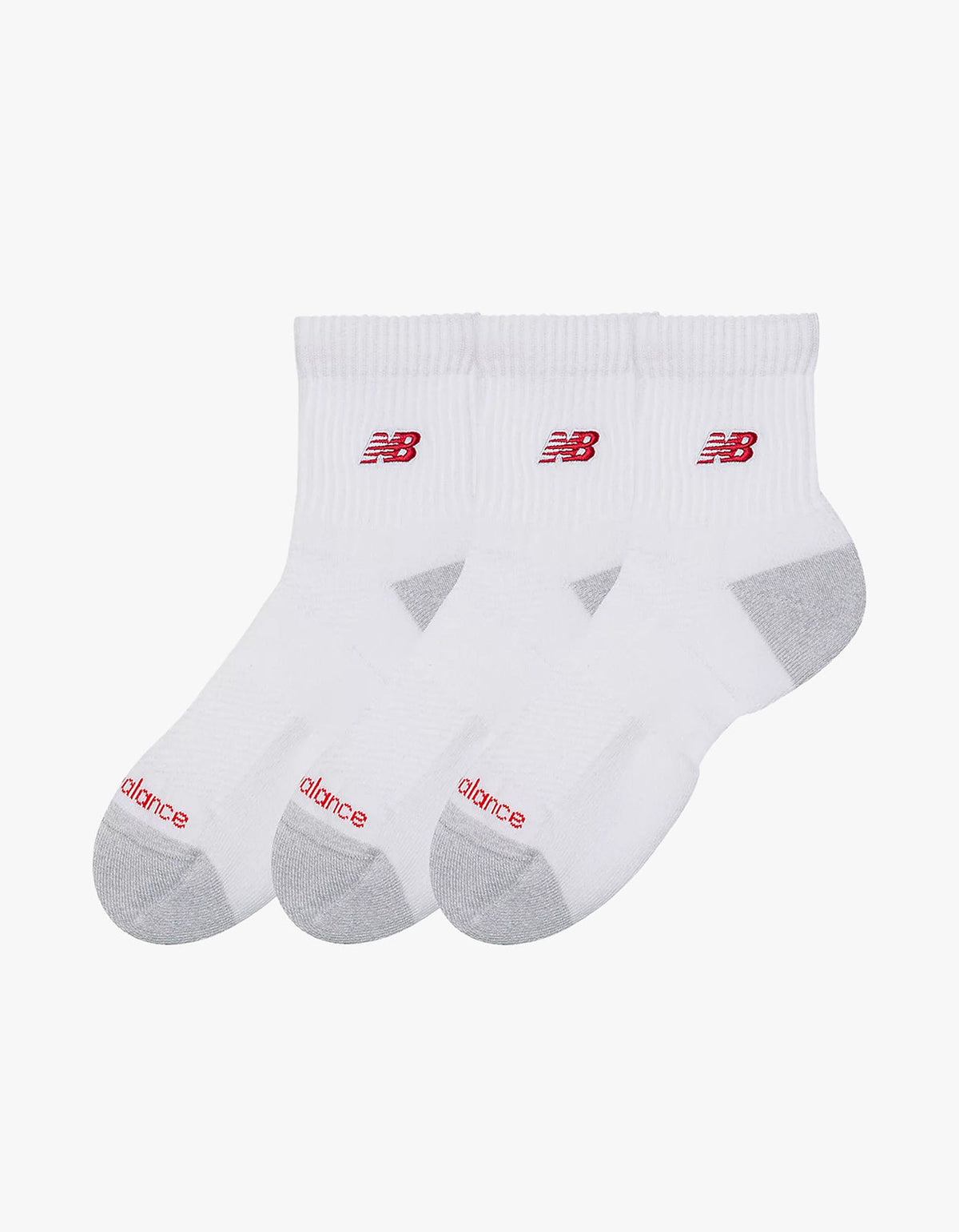 Active Premium Qtr 3 Pack - White