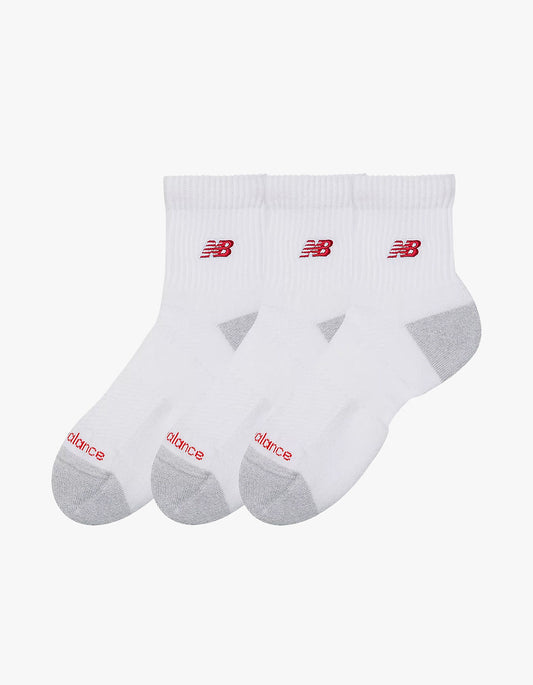 Active Premium Qtr 3 Pack - White