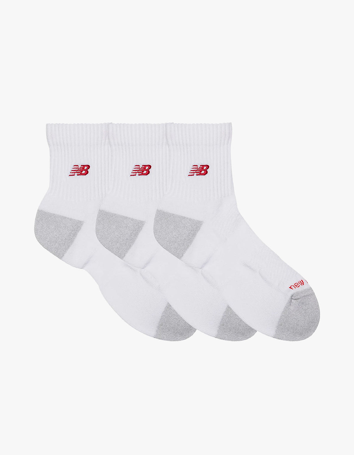 Active Premium Qtr 3 Pack - White