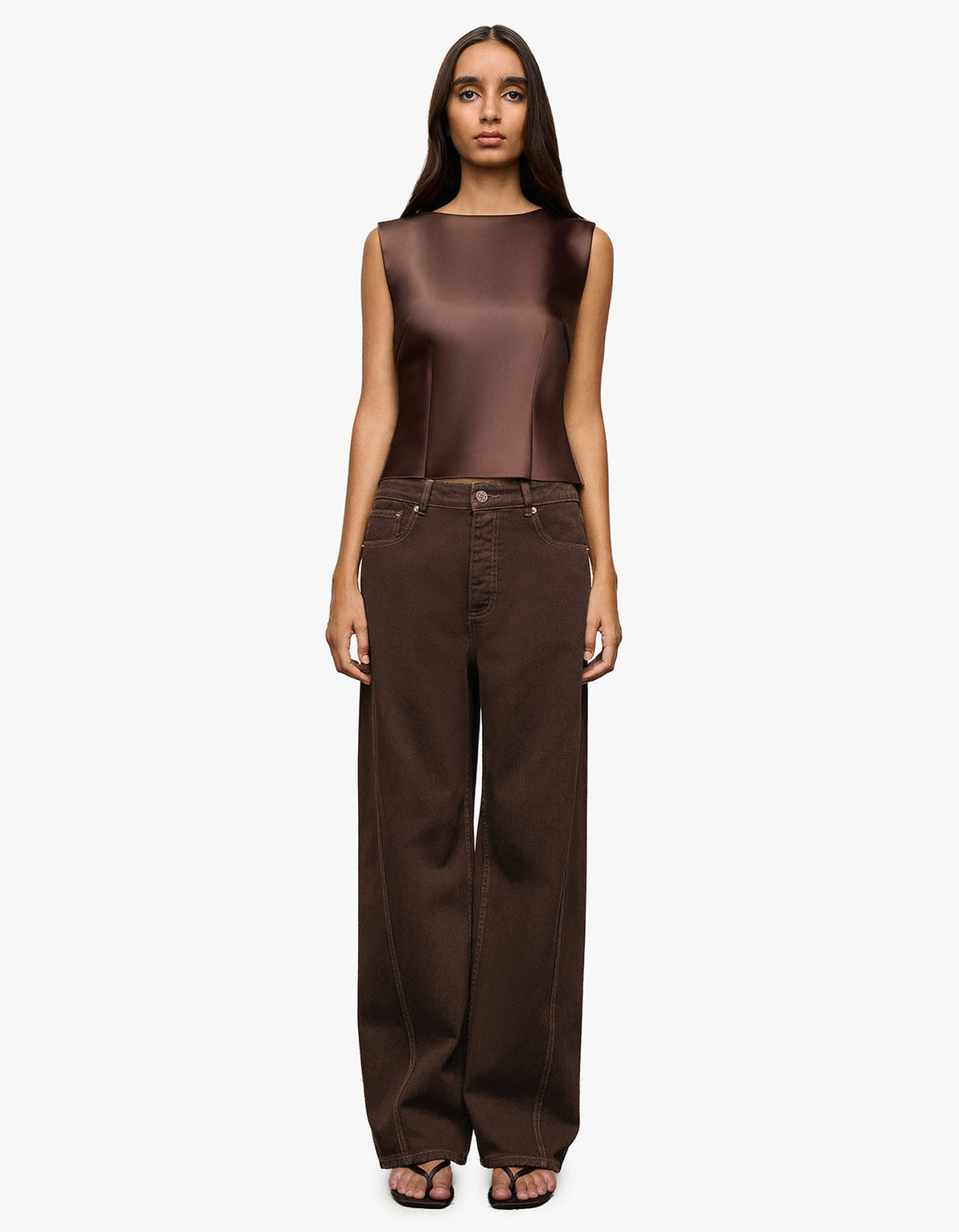 Everly Top - Cacao