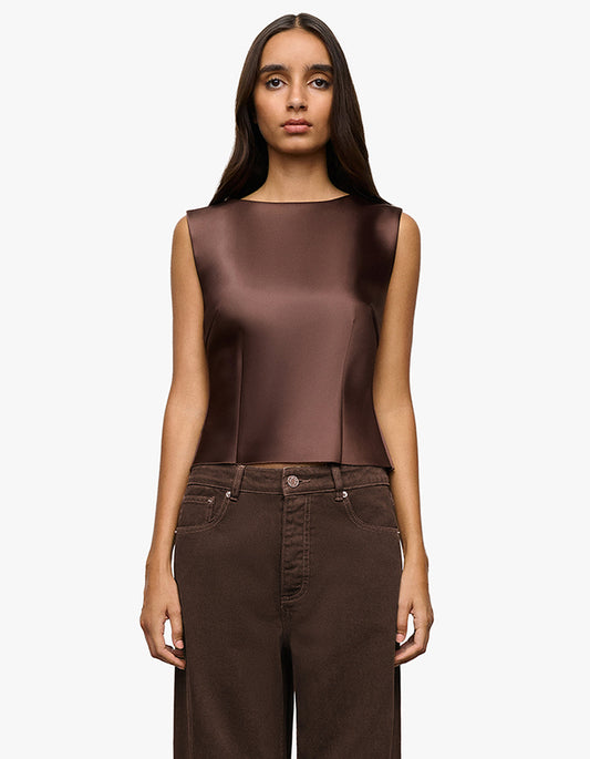 Everly Top - Cacao