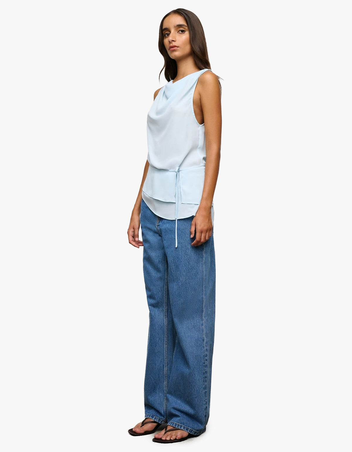 Lennon Top - Ice Blue