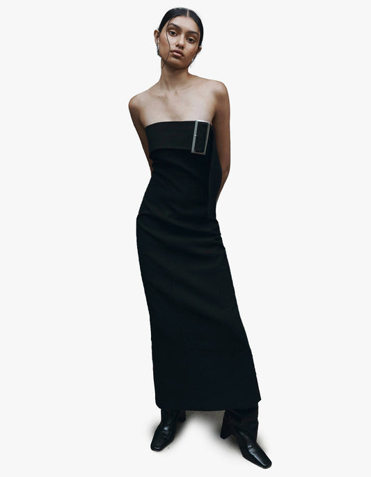 Bea Strapless Dress - Black