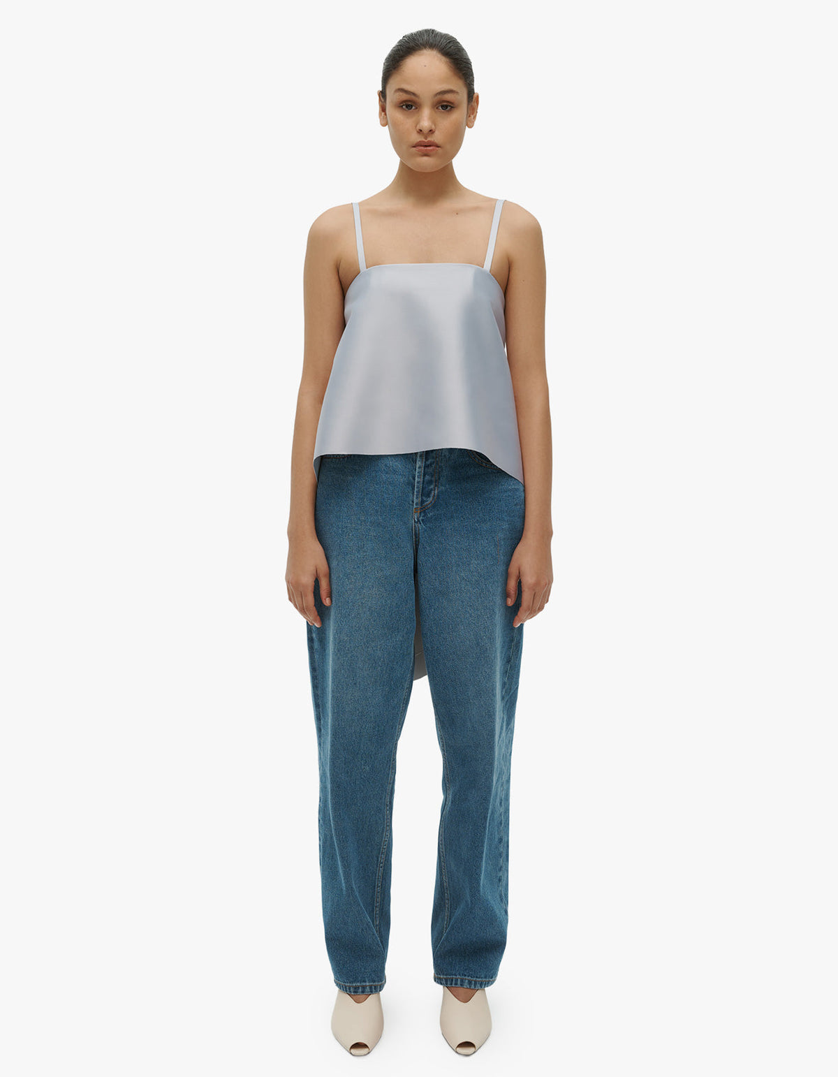 Lowe Top - Dove Blue / Silver